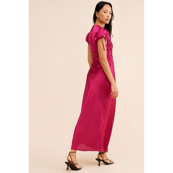 Free People Cooper Satin Midi Slip Dress $198 - Picture 6 of 11
